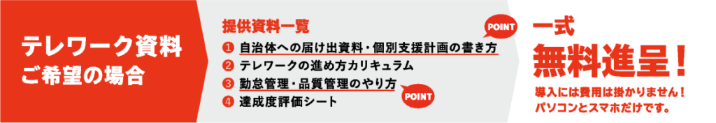 テレワーク資料説明画像