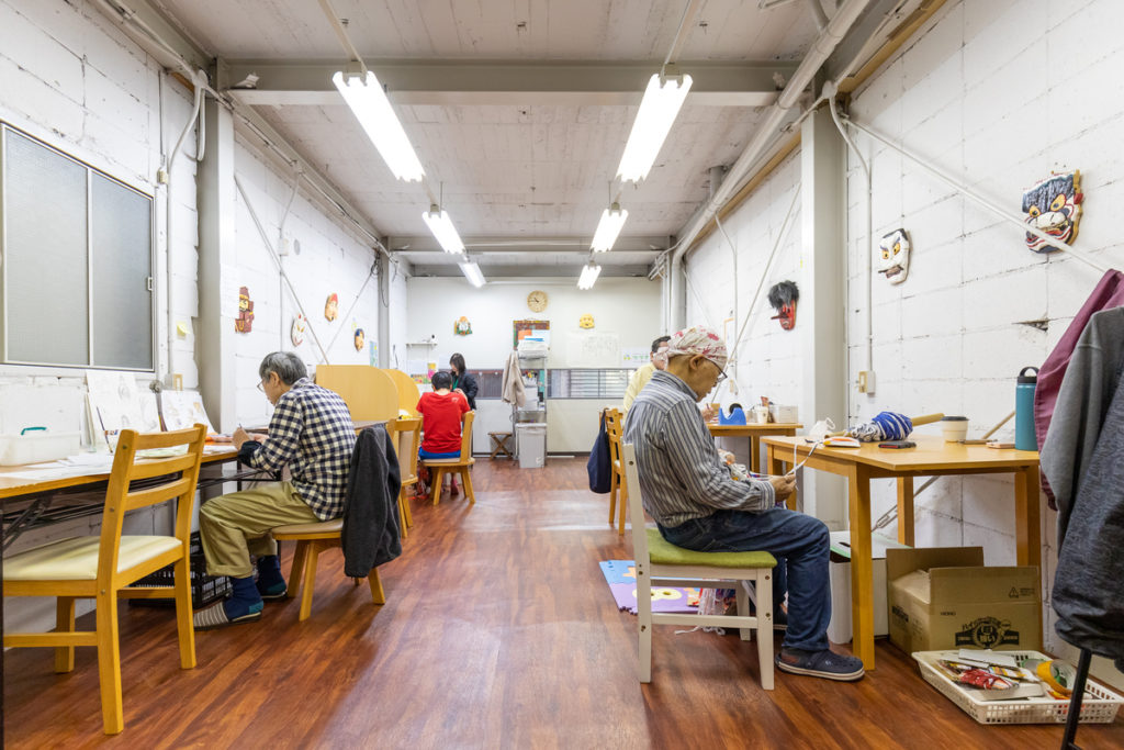 つづき作業風景