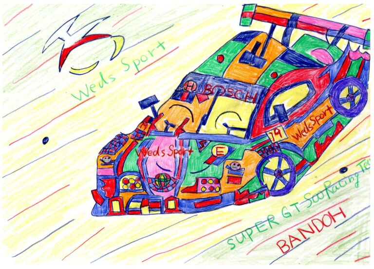 アーティスト・KAITOがBANDOHのレーシングカーをイメージして描いた作品②