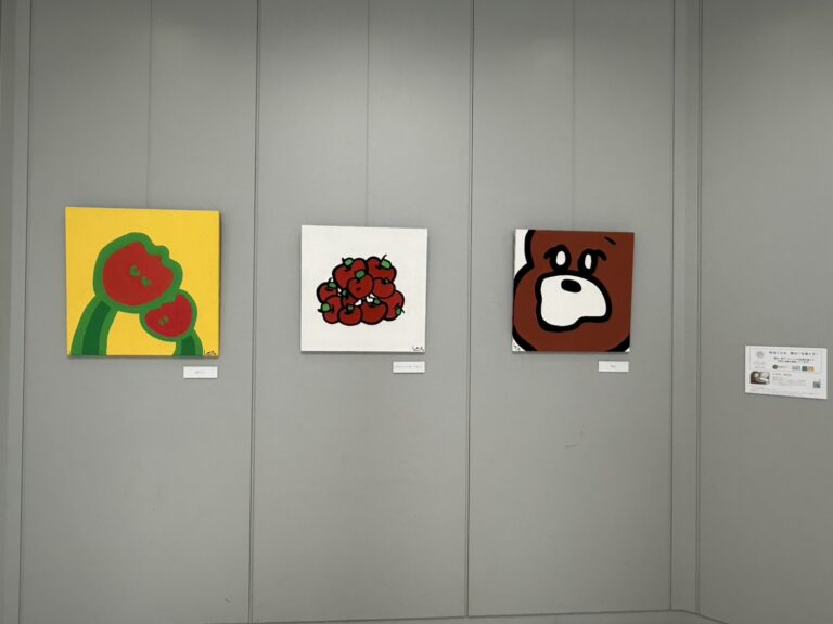 納品した作品　アーティスト・しゃけ。の3作