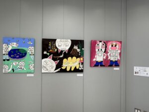 納品した作品　アーティスト・堀本健嗣の3作
