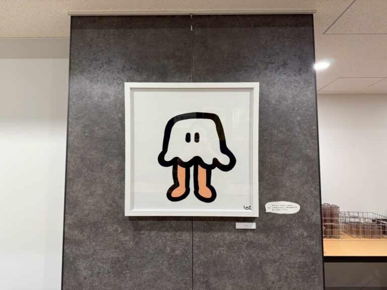 納品した作品。アーティスト・しゃけ。作
