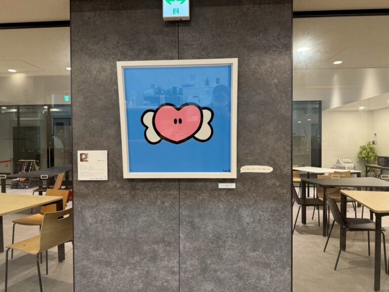 納品した作品。アーティスト・しゃけ。作