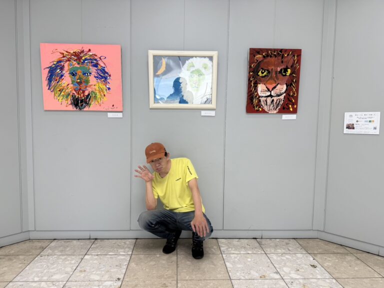納品した作品　アーティスト・橋本賢二の3作