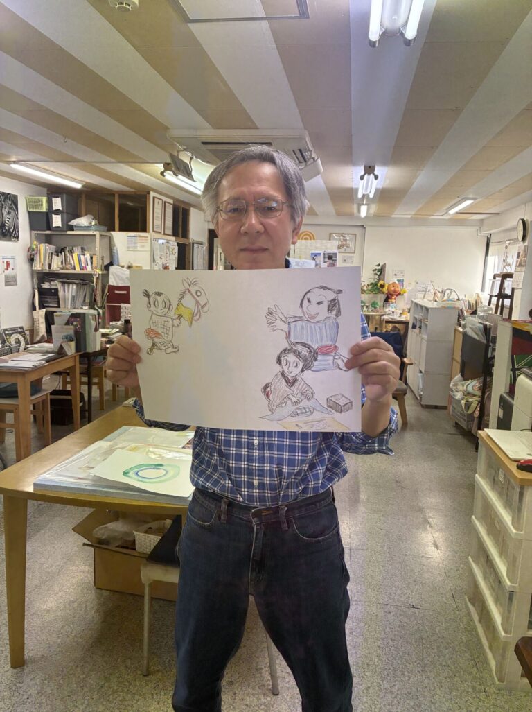 土肥ヨシアトリエにて