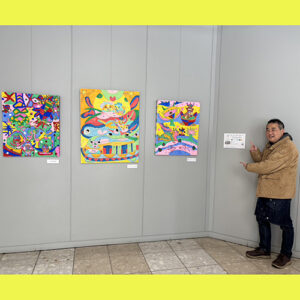 納品したアート。アーティスト・KAITO作の３点