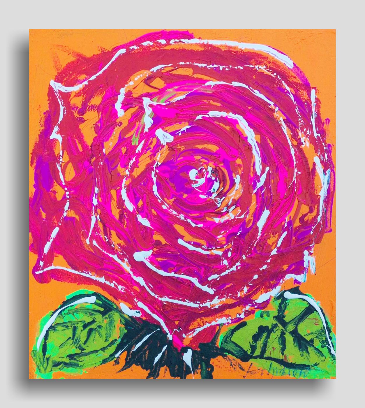 バラの花一輪